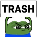 peepo sign trash